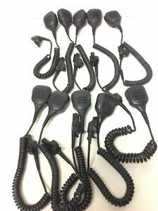 10x MOTOROLA Original PMMN4051B Windporting Remote Speaker Microphone PMMN4051
