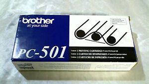 EMPTY BROTHER PC-501 FAX PRINTING CARTRIDGE USED for FAX-575 OFFICE SUPPLIES