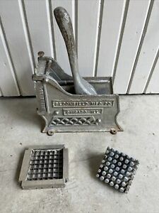 Vintage Bloomfield Industries French Fry Cutter Cast Iron Heavy