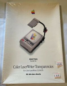 ***NEW*** APPLE COLOR LASERWRITER TRANSPARENCIES M3877G/A