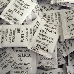 100 Packets of Silica Gel Desiccant Pack Moisture Absorber Drying Bags