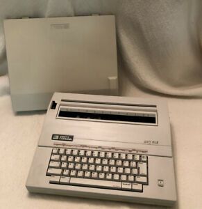 Smith Corona Electric Portable Typewriter 240 DLE With Cover Works Vintage