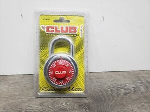 Club Security School Locker Mates Combination Lock NEW UTL 855D Red Padlock 1999