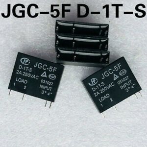 10PCS HONGFA JGC-5F D-1T-S Power Relay 5Pin 2A 250VAC