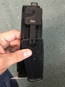 Gould &amp; Goodrich B56-46 Full Hook Loop Lined Buckleless Duty Belt fits 46&#034; Waist