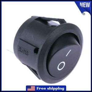 5pcs Car Round Rocker Boat Toggle ON/OFF Switch Push Button Switches 3