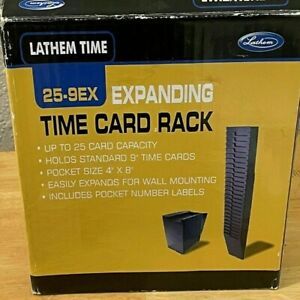 Lathem Time Expanding Time Card Rack Lathem 25-9EX Model brand