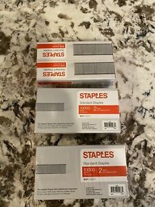 3 Boxes Standard Staples by Staples 1/4” (6.35mm) 5000 Count