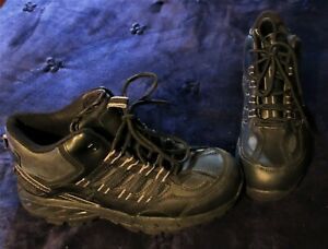 Sr Max men sz 7 black lace up composit toe sneaker boot work shoe slip resistant