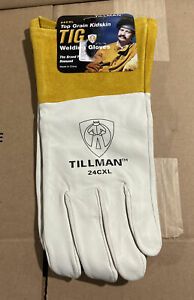 Tillman 24C Top Grain Kidskin 4&#034; Cuff TIG Welding Gloves X-Large