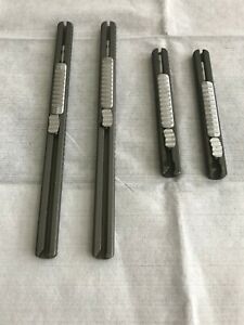 DeRoyal Canica-Safety Reusable Scalpel Blade Handles - STAINLESS- SET OF 4