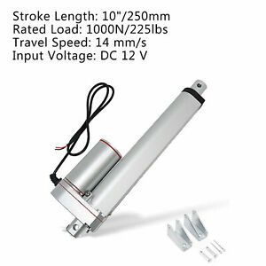 1000N Linear Actuator 12V DC Electric Linear Motor 250mm For Door Opener AV