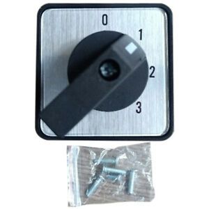 2X(660V 20A Switch 4-Position 2 Pole Rotary Selector Universal Rotary Cam