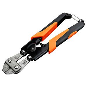 Compact Chrome Vanadium Steel Bolt Cutters,Reinforced Rubber Jaws 200mm 8 Inch