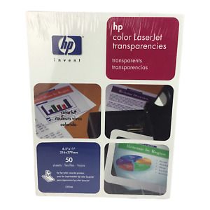 HP Color Laserjet Transparencies Laser Printers 50 Sheets 8.5 x 11 C2934A