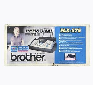 Brother Fax-575 Personal Plain Paper Fax Phone and Copier Open Box Never Removed