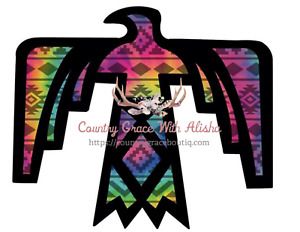 Rainbow Thunderbird Sublimation Transfer Ready to Press