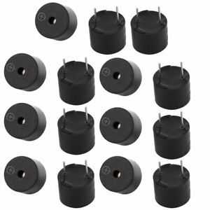 15Pcs 12V Active Buzzer Magnetic Long Continous Beep Tone Alarm 12mm x 9.5mm