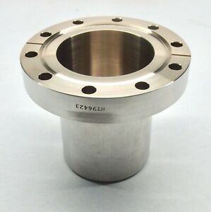 Hermetic UHV Vacuum Chamber for Material Storage 4.625&#034; CF Inlet 2.7&#034; by 3.6&#034;