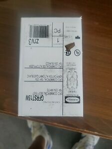 Hubbell GFRST15W 125V Self Test Duplex GFCI Receptacle