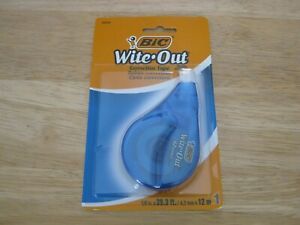 New Sealed in package Bic Wite-Out Correction Tape