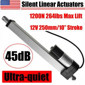 10&#034; Stroke Heavy Duty Linear Actuator Snow Blower 264Pound Max Lift 12V Motor CL
