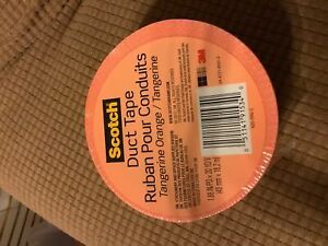 Scotch 1.88 in x 20 yd Duct Tape tangerine orange