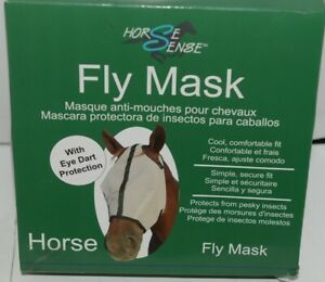 Horse Sense 101 Horse Fly Mask Eye Dart Protection New in Box