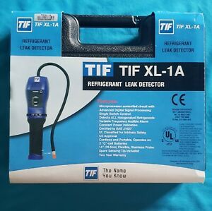 TIF XL-1A AC Refrigerant Leak Detector, Storage Case &amp; Batteries Free Shipping