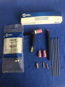 Miller Electric Wp-9 Air-Cooled Torch Body,A-125 With Accessories.