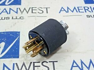 Hubbell Twist Lock Plug 30A 250VDC 600VAC  Lot of 2