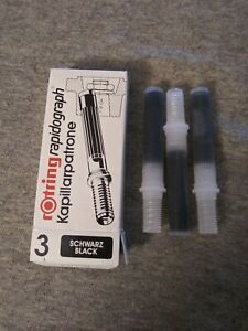 2 Rotring Rapidograph Capillary Cartridge Look!!!!!