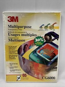 Transparency 3M Multipurpose Inkjet &amp; Laser Copier Film CG6000