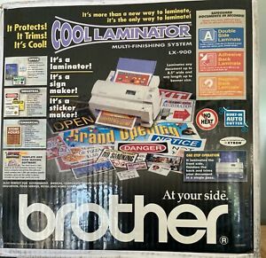 Brother Cool Laminator LX-900 New in Box Sign Maker Sticker Maker