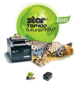 Star Micronics TSP100-futurePRNT Thermal Point of Sale Receipt Printer USB.