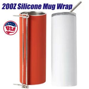 US Stock 20OZ Silicone Mug Wrap for Skinny Tumbler Stainless steel