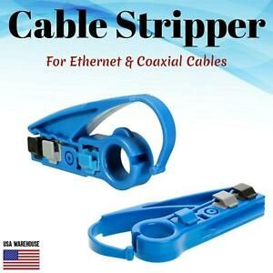 Cable Stripper Coaxial Ethernet UTP Wire Cutter Tool RG59 RG6 RG7 RG9 CAT5e