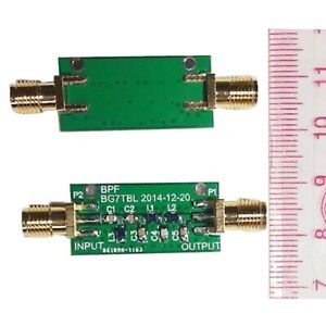 88-108M FM BPF Band Pass Filter PCBA 100M Insertion Loss 2DB For DIY Uses pe66