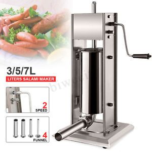 3/5/7L Liters SalaMaker Standard Stainless Steel Meat Sausage Filler  T