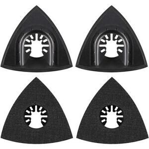 4pcs Accessories Triangle Sanding Pad Multi Tool Metal+ Foam Practical Durable