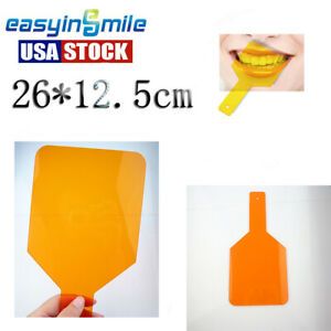 Dental Shield Plate Hand-held Eye-Protective Board Curing Light Teeth Shields