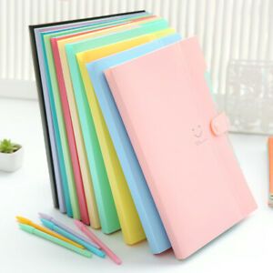 5 Pocket A4 Office Expanding File Box Plastic Folder Document Organiser Cover CN