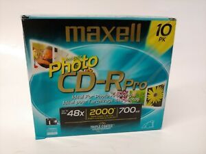 MAXELL PHOTO CD-R PRO 700MB 48X 10-Pack CDR Professional