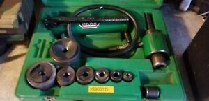 Greenlee 7306SB Hydraulic Knockout Knock Out Punch  Set 1/2&#034; - 2&#034; plus extras!!!