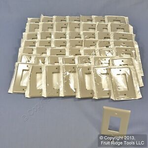 50 Leviton Gray Decora LARGE Wallplates GFCI GFI Rocker Switch Covers 80601-GY