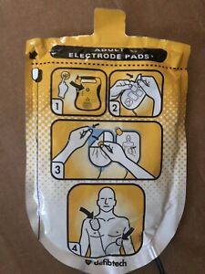DefibTech  DDP-100 Adult Electrode Pads for LifeLine AED - New - Fast Shipping