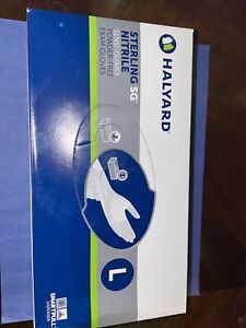 HALYARD STERLING SG Exam Gloves, Powder-Free, 250ct Size Large