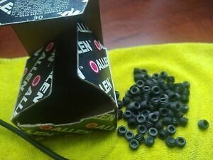 80 Pack 1/4&#034; - 20 x 3/8&#034; Black Set Screw socket head Fits 1/8&#034; Allen key