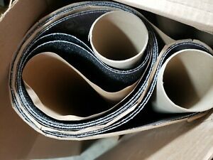 (2) 3M 5119-85878 Cloth 960G Sanding Belts 24 Grit Grade 52&#034;W x 103&#034;L