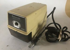 Vintage Panasonic KP-100N Electric Pencil Sharpener w/ Auto Stop - Tested Works